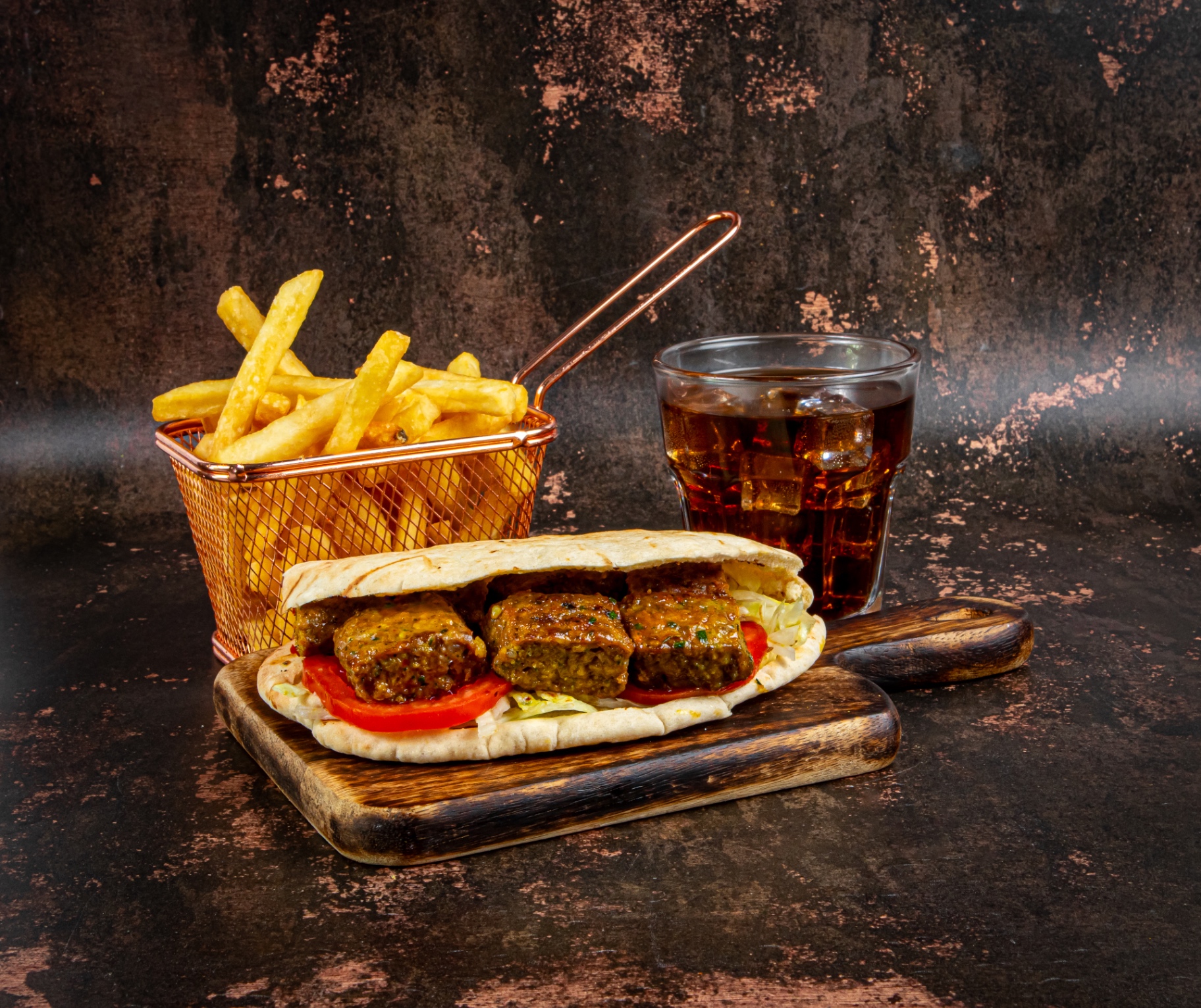 Lamb Kofta Pita Meal